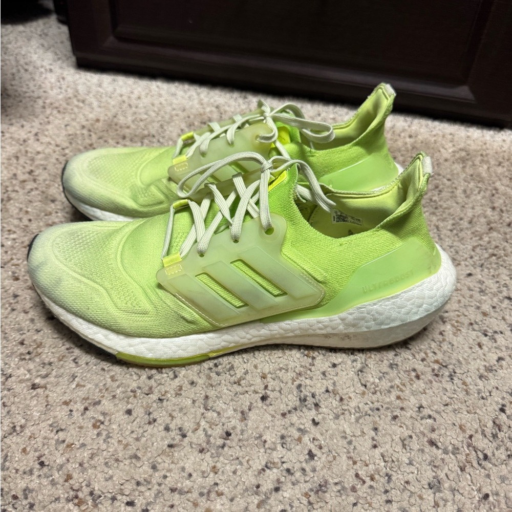 Adidas Lime Green Running Shoes - Gem